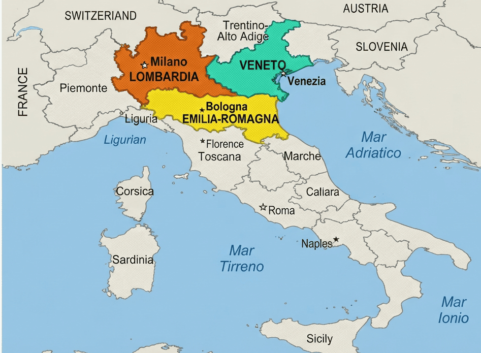 La mappa mostra anche la copertura geografica di Dalisi Home Design dei servizi di installazione di infissi in alluminio nelle aree indicate.