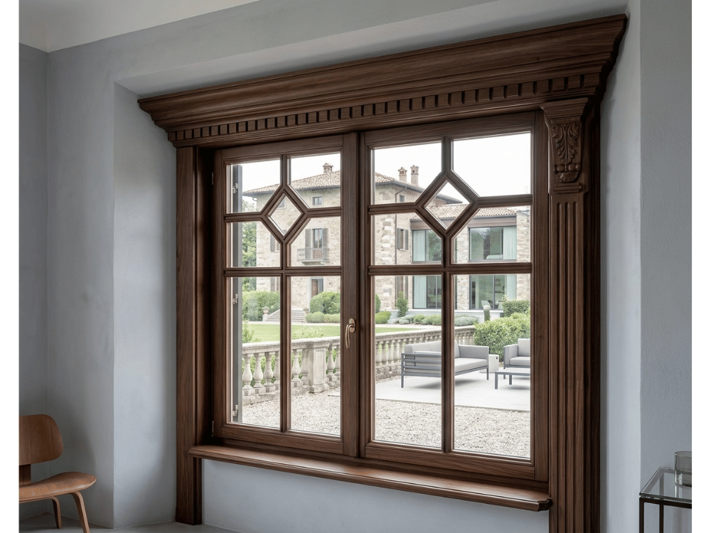 Serramenti in legno su misura per dimore storiche firmati Dalisi Home Design